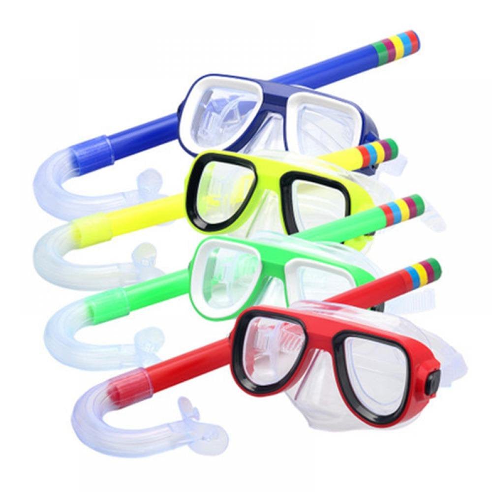 Adjustable Snorkeling Set for Adults Resistant Tempered Glass Lens Diving Mask Snorkel Mouthpiece Snorkeling Combo Set