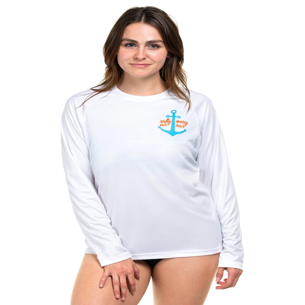 HDE Women Rashguard UPF 50 Long Sleeve Sun Protection Swim Shirt XS