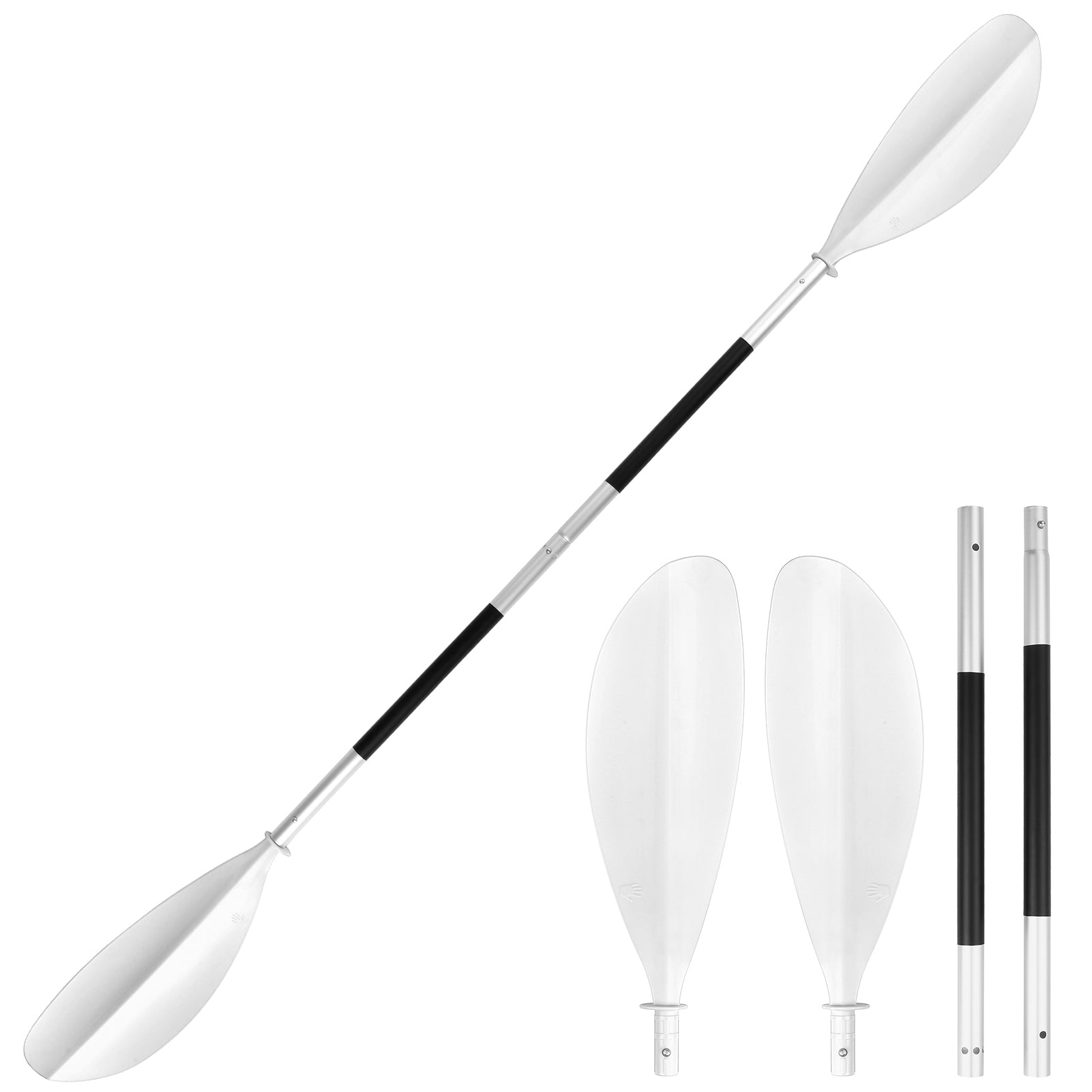 Four-section Aluminum Alloy Detachable Kayak Canoe Inflatable Boat GND Products