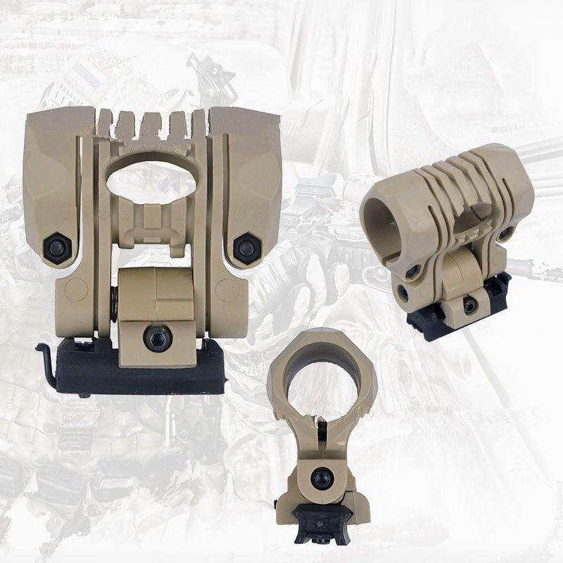 Adjustable Outdoor Helmet Flashlight Fixture Accessories - Blue Force Sports