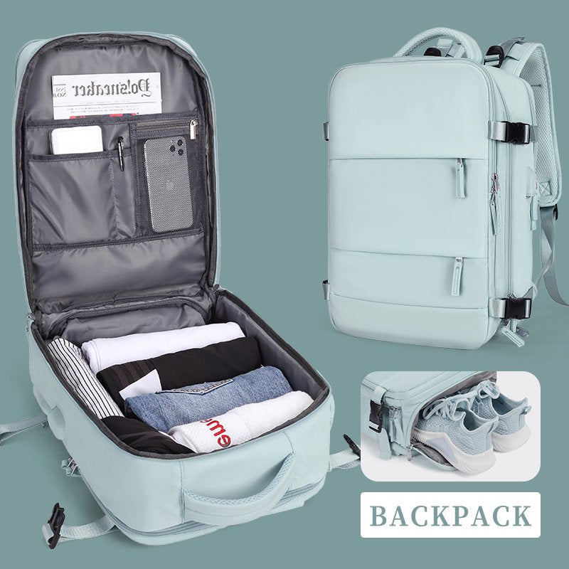 Large Travel Backpack Women, Carry on Backpack,Hiking Backpack Waterproof Outdoor Sports Rucksack Casual Daypack School Bag Pink