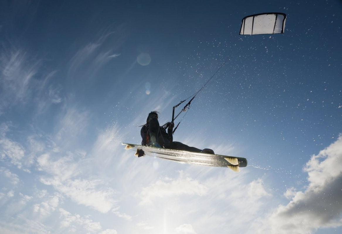Kitesurfing; Tarifa, Cadiz, Andalusia, Spain Poster Print (36 X 24)