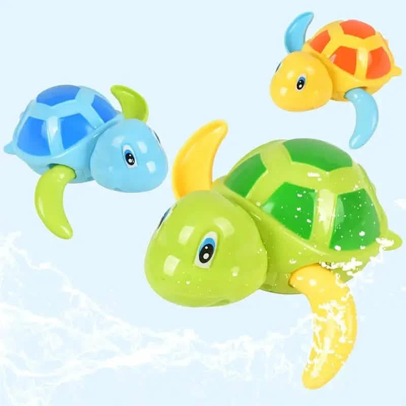 3-Pack: Fun Swimming Turtle Bath Toy