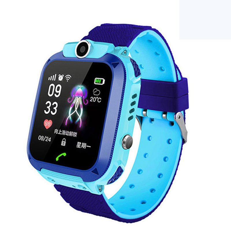 Kid Smart Watch, Waterproof Smart Wristwatch, Anti-Lost Touch Screen Smartwatch Bracelet,Blue,Fit for 3-12 Years Old