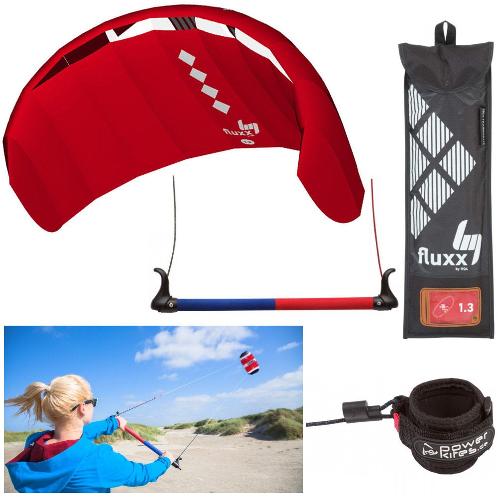 HQ4 Fluxx 1.3 R2F Trainer Kite Kiteboarding Power Surf Beginner Kitesurf Beach
