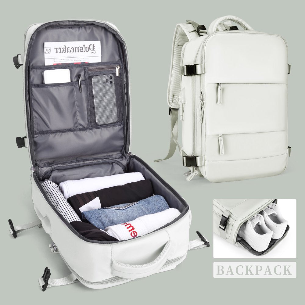 Large Travel Backpack Women, Carry on Backpack,Hiking Backpack Waterproof Outdoor Sports Rucksack Casual Daypack School Bag Pink