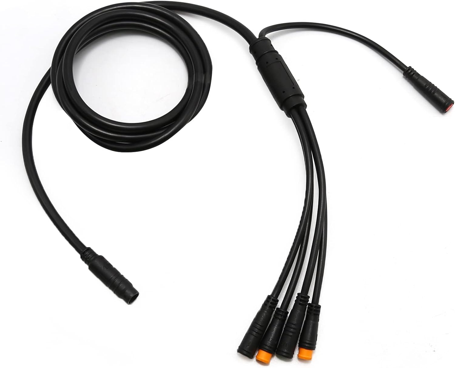 E-Bike 1T4 1T5 Waterproof Cable Controller, Light Ebrake Throttle Display Electric Bike Cable Conversion Accessories