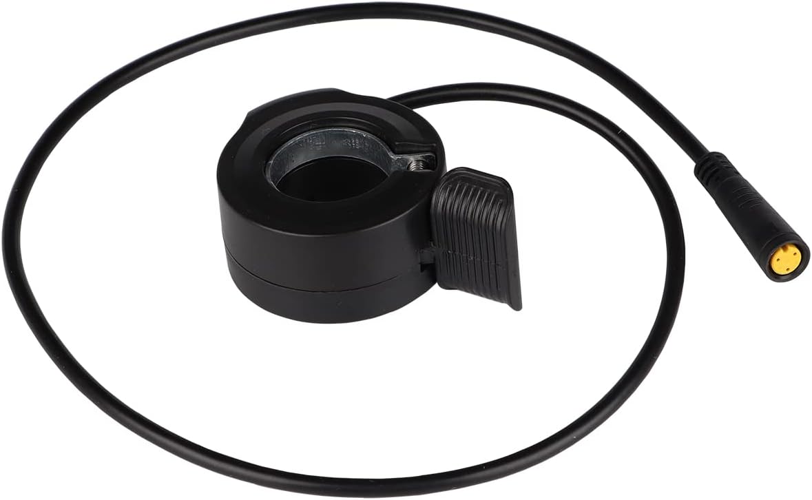 LGEGE Thumb Throttle for BAFANG Motor Kit - Finger Speed Accelerator Compatible with BAFANG Mid Drive Electric Bike, Waterproof 3PIN Female Plug for BBS01 BBS02 BBSHD Motor eBike