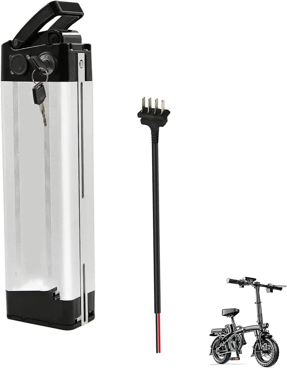 Ebike Lithium Ion Battery 36V 48V Li-ion Ebike Battery Pack 20AH 12.5AH 15AH 18AH 10AH High Power Replacement Battery for 0-1000W Motor,36v,15Ah