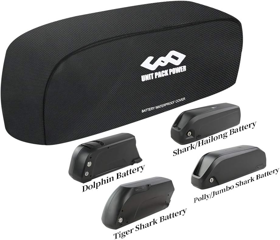 Ebike Battery Cover Waterproof, Dustproof, Wear Resistant, Battery Bag for Hailong Battery, Dolphin, Jumbo Shark Battery