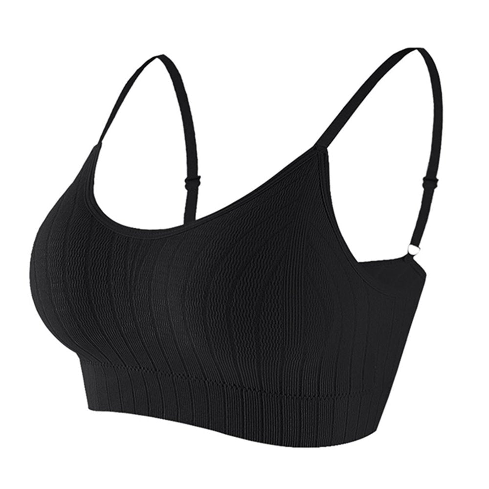 Babysbule Bras for Women Clearance Women'S Ruched Sports Bras Padded Workout Tops Medium Support Crop Tops