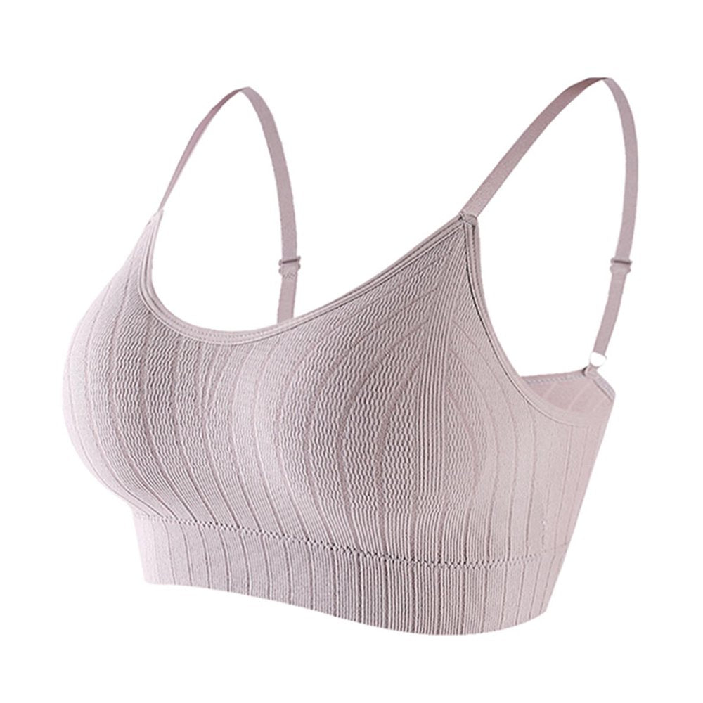 Babysbule Bras for Women Clearance Women'S Ruched Sports Bras Padded Workout Tops Medium Support Crop Tops