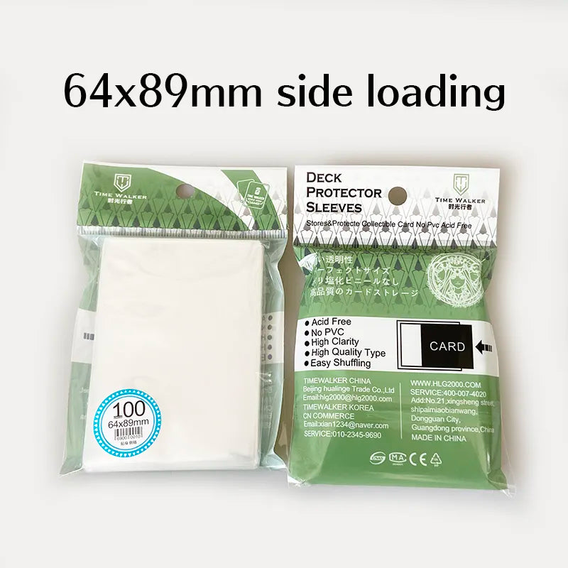 Black Lotus Acid Transparent Perfect Fit Cards Sleeves Perfect Size Clear Inner Card Cover for MGT/PKM/LOR/STAR 64.5x89mm