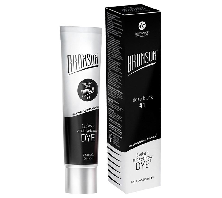 Bronsun Hybrid Lash and Brow Dye Deep Black - 15 ml