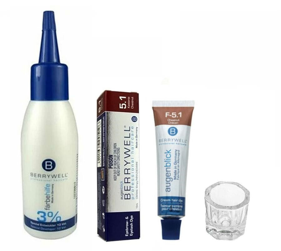 Berrywell Brow Tint Kit – Chestnut