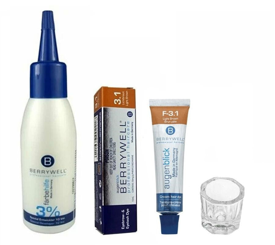 Berrywell Brow Tint Kit – Light Brown