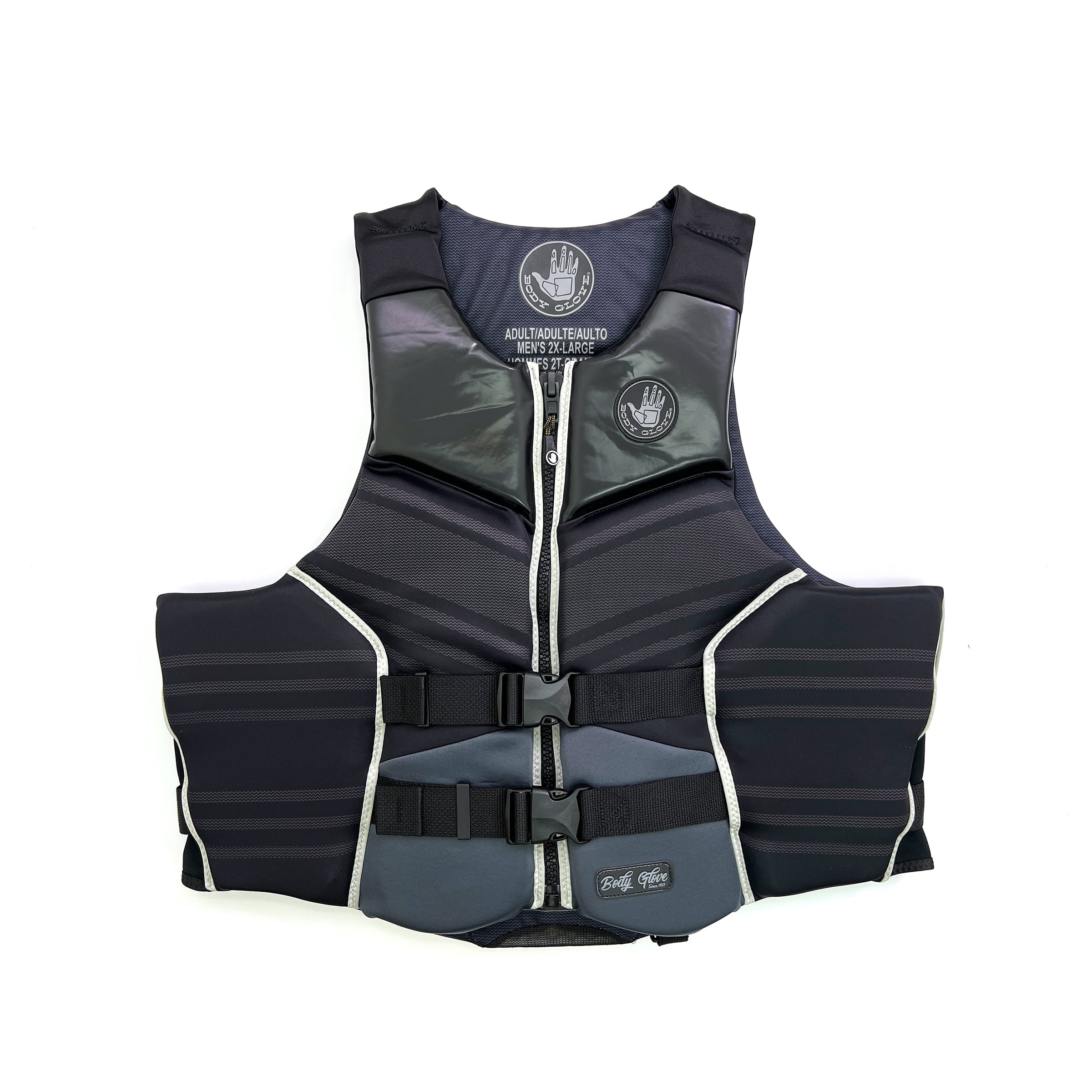 Body Glove Adult Unisex High-End Evoprene PFD, Life Jacket and Vest, 2XL, Black