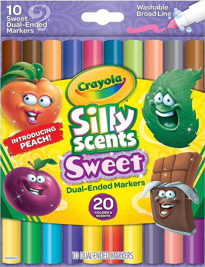 Crayola Silly Scents Dual Ended Markers Sweet 20pk