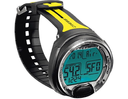 Cressi Leonardo Wrist Computer - Black/Yellow - None