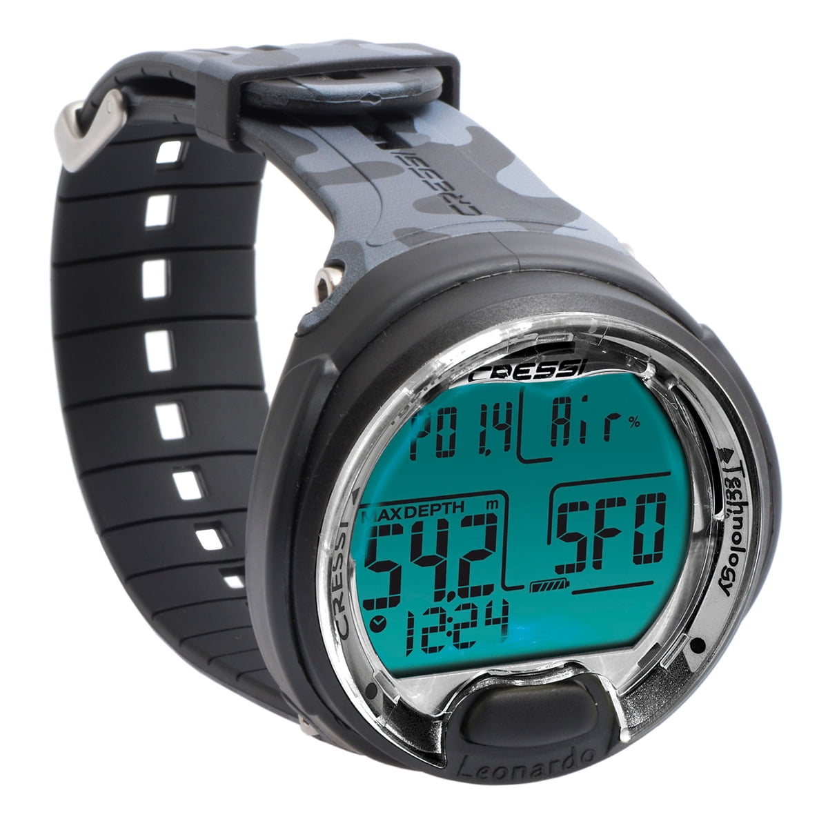 Cressi Leonardo Wrist Diving Computer, Black and Blue