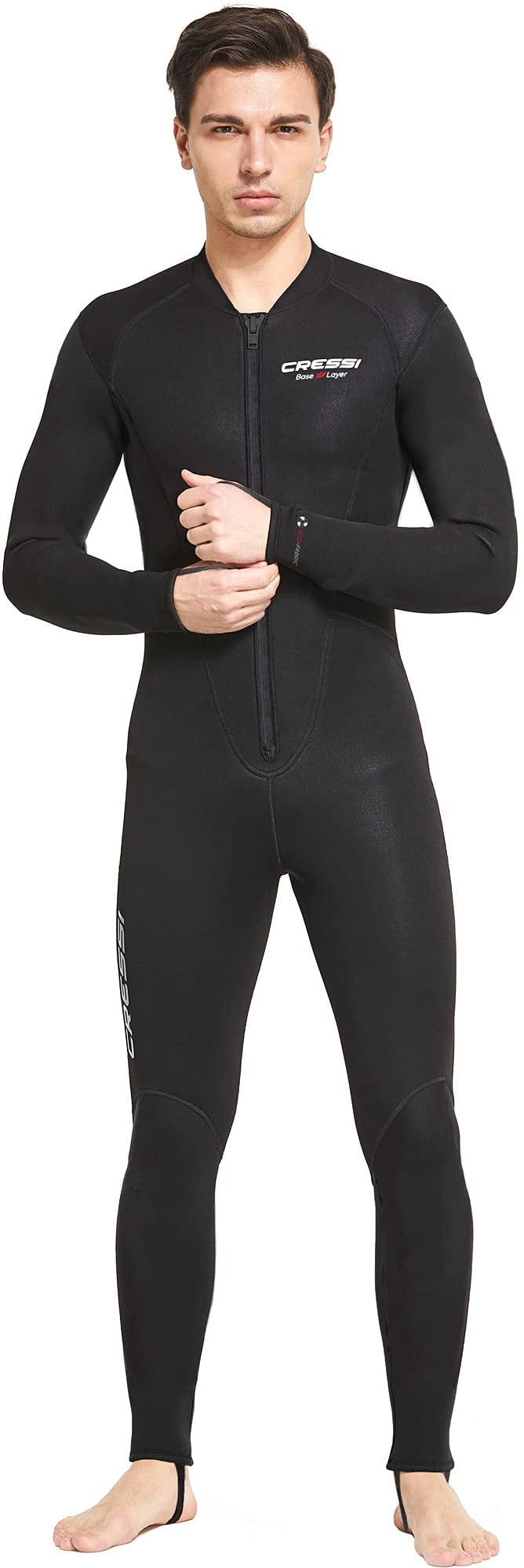 Cressi Undersuit for Drysuit 2 mm Unisex, Black, 3XL/7 (Black, X-Large)