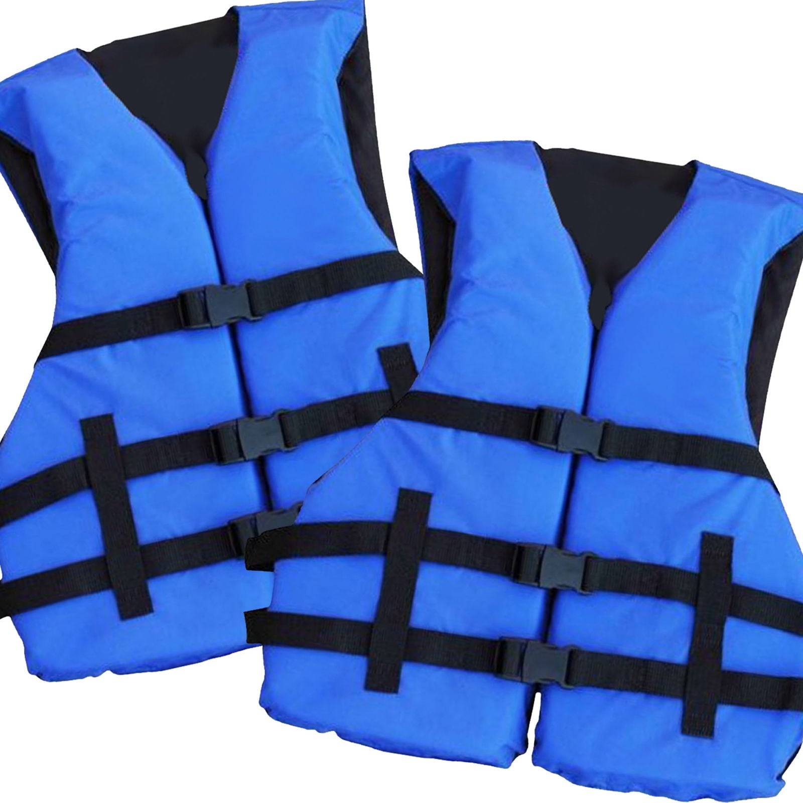 Hardcore Water Sports 2 Pack Basic Coast Guard Approved Life Jacket By Hardcore Water Sports (Blue)