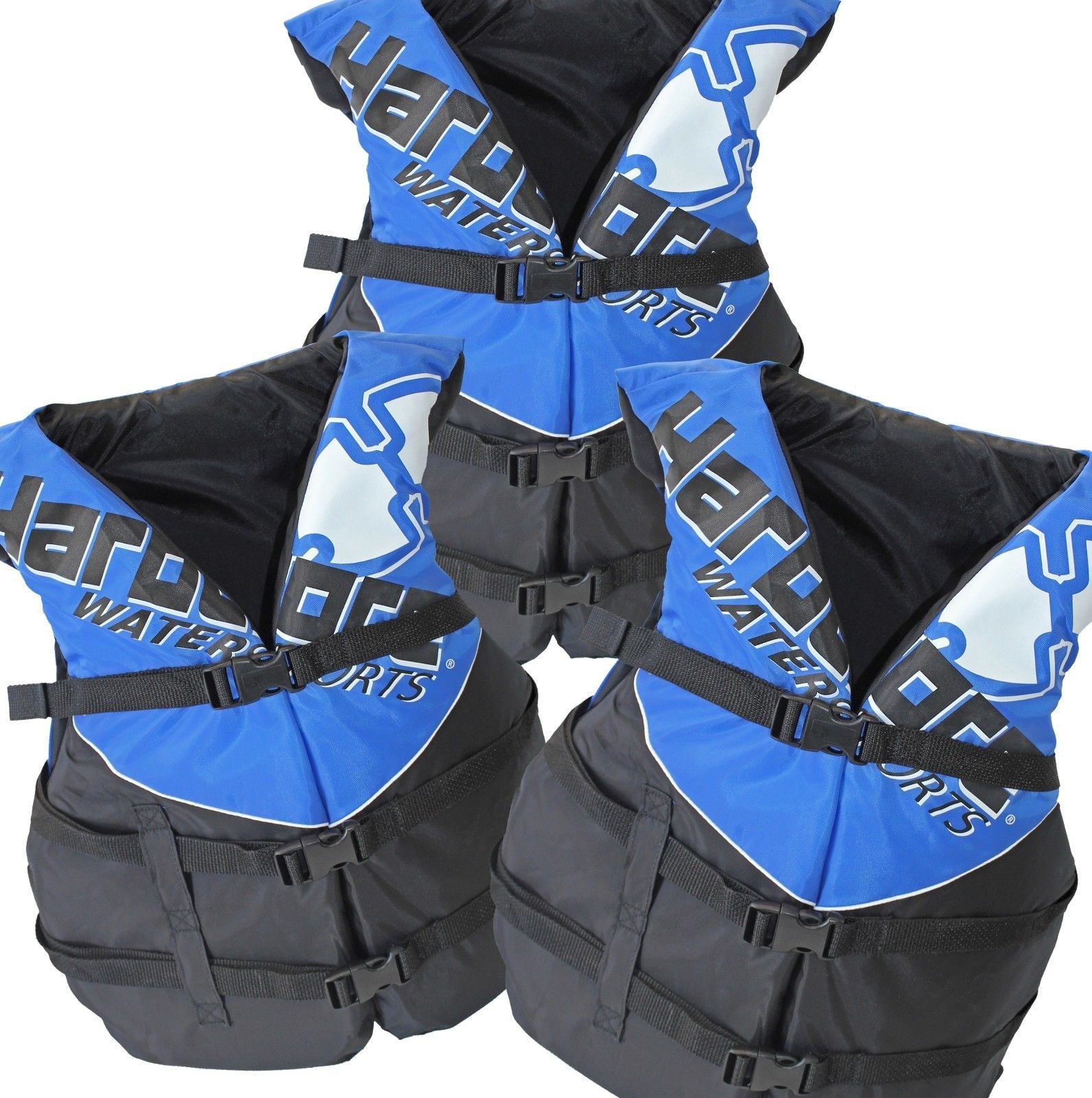 Hardcore Water Sports 2 pack Hardcore Coast Guard type III PFD for adults; life jacket paddle vest for adults; life vest flotation device; Jet ski, wakeboard, hardshell kayak lufe jacket; extra life j