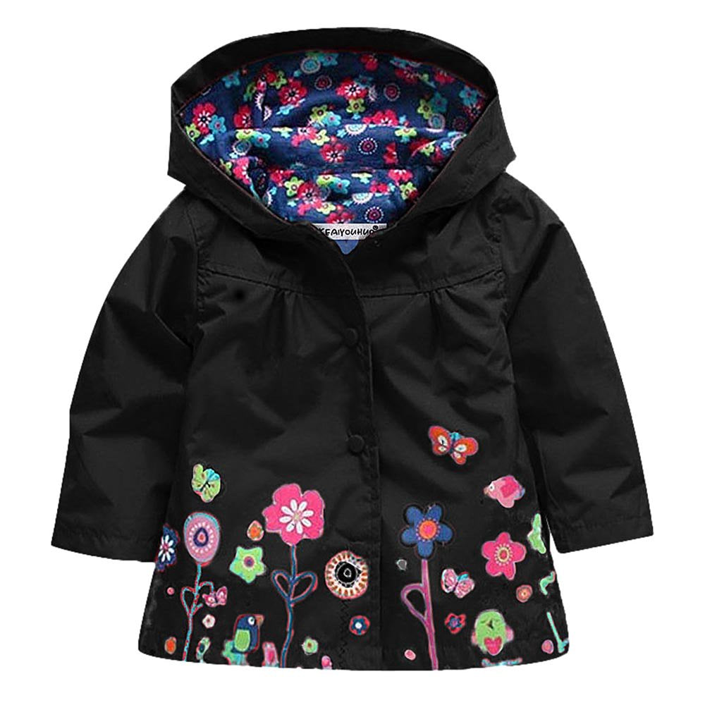 Christmas Gifts Deals 2022,Jovati Fall Outfits for Baby Girls Girl Baby Kid Waterproof Hooded Coat Jacket Outwear Raincoat Hoodies for Spring, Fall, Winter on Clearance