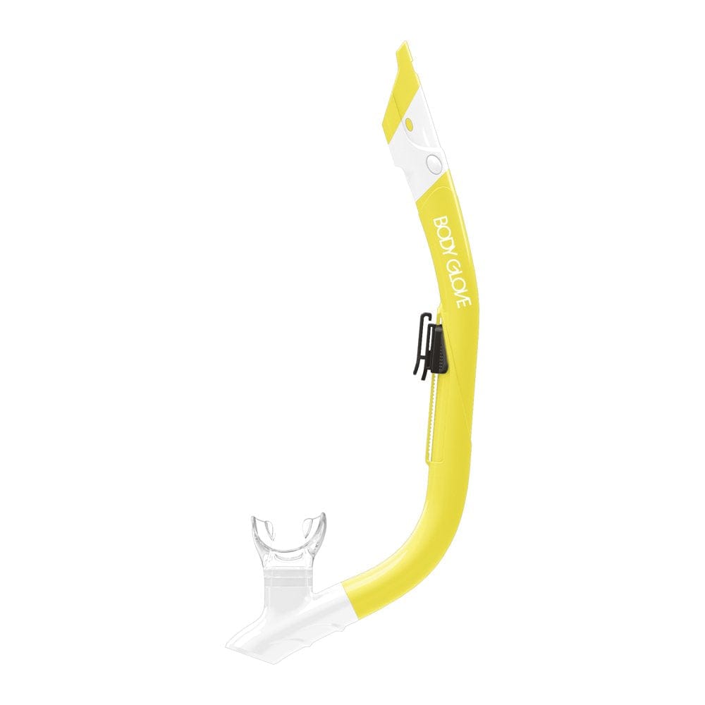 Body Glove Junior Splash Top Swimming Diving Snorkel for Youth (Yellow)