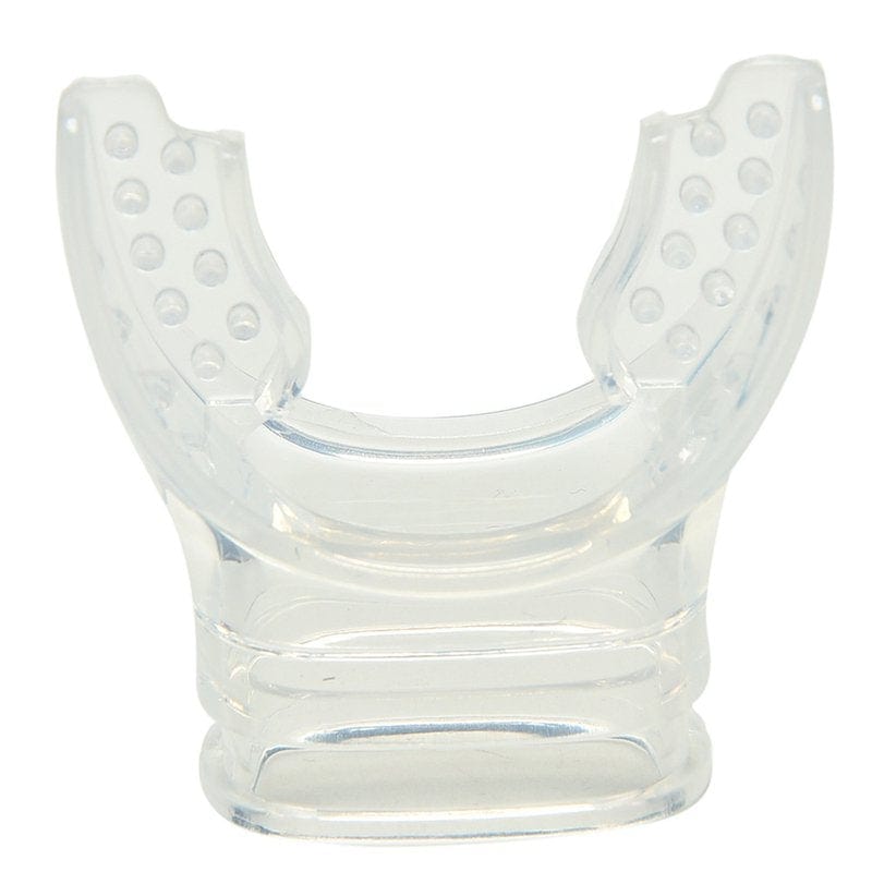 Cdar Diving Mouthpiece,Transparent Silicone Underwater Diving Dive Tube Snorkel Mouthpiece Regulator
