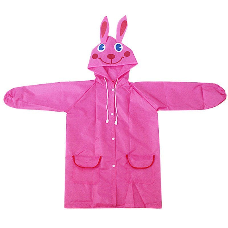 Children Cartoon Rain Coat Kids Rainwear Cute Baby Funny Waterproof Raincoat