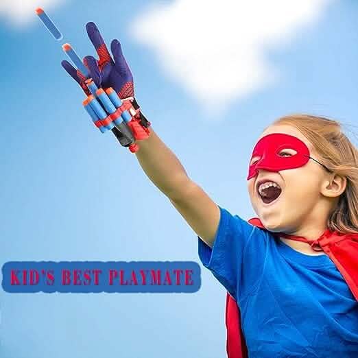 Dart Spider Gloves Web Shooter Toy Set