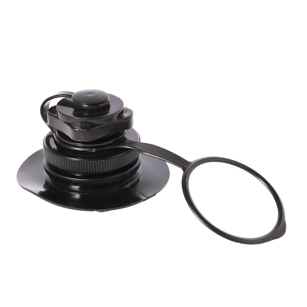 Heroneo Air Valve Caps Screw for Inflatable Boat Fishing Boats Raft Airbed Outdoor Black