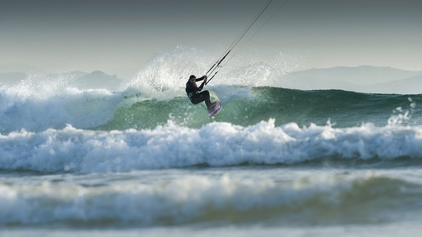 Kitesurfing; Tarifa Cadiz Andalusia Spain Poster Print (20 X 11)