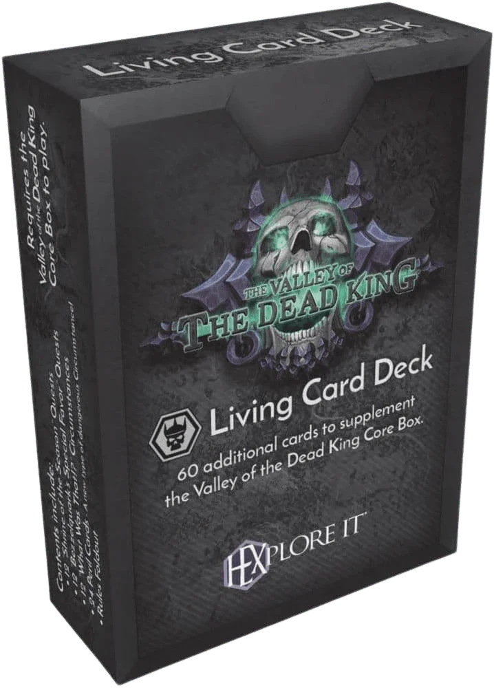 HEXplore It: The Valley of the Dead King – Living Card Deck