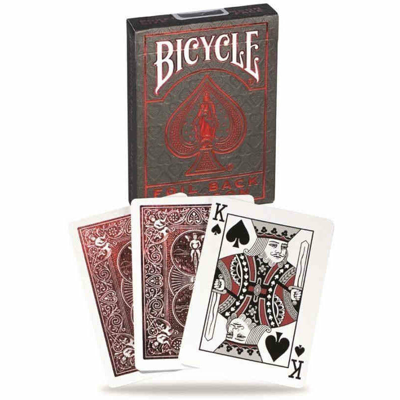 Bicycle Playing Cards: Metalluxe Red