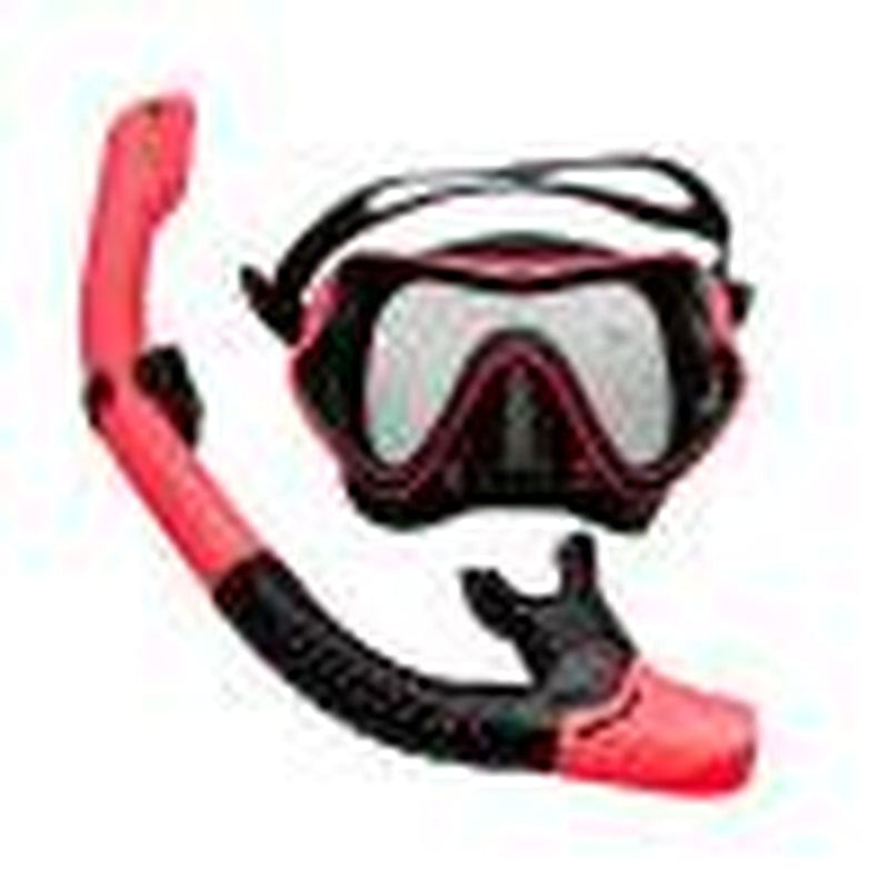 Jocestyle Diving Goggles Snorkel Set for Adults, Anti-Fog Full Face Silicone Diving Mask with Dry Snorkel