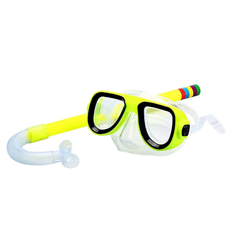Kids Diving Goggle Mask Breathing Tube Anti-Fog Swimming Glasses Snorkeling Underwater Set