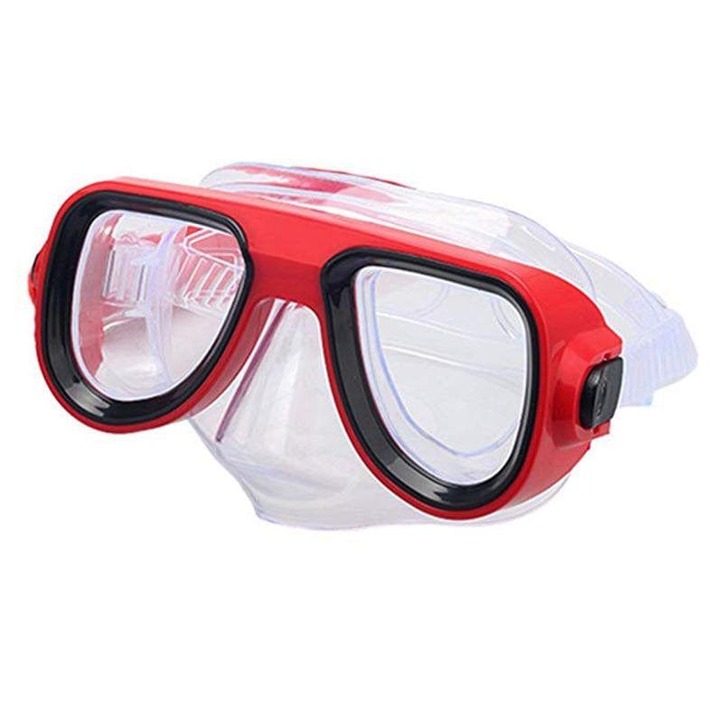 Kids Diving Goggle Mask Breathing Tube Shockproof Anti-Fog Swimming Glasses Band Snorkeling Underwater Accessories Set