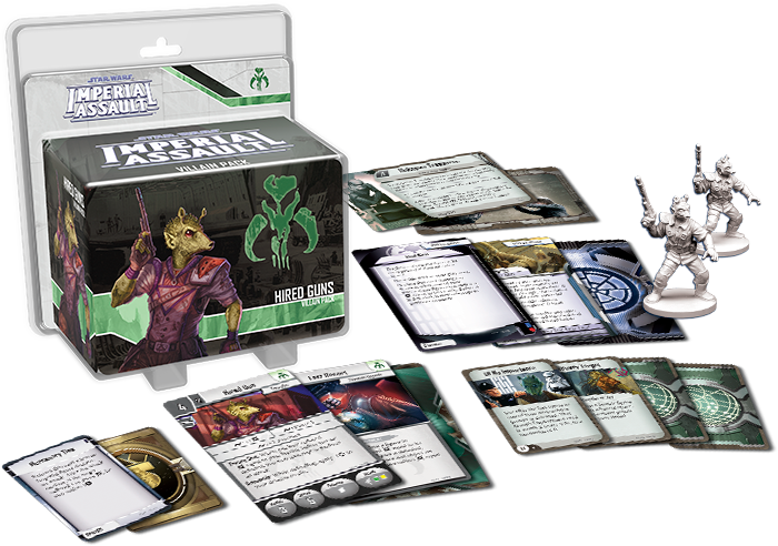 Fantasy Flight Games - Star Wars - Imperial Assault: Hired Guns Villain Pack