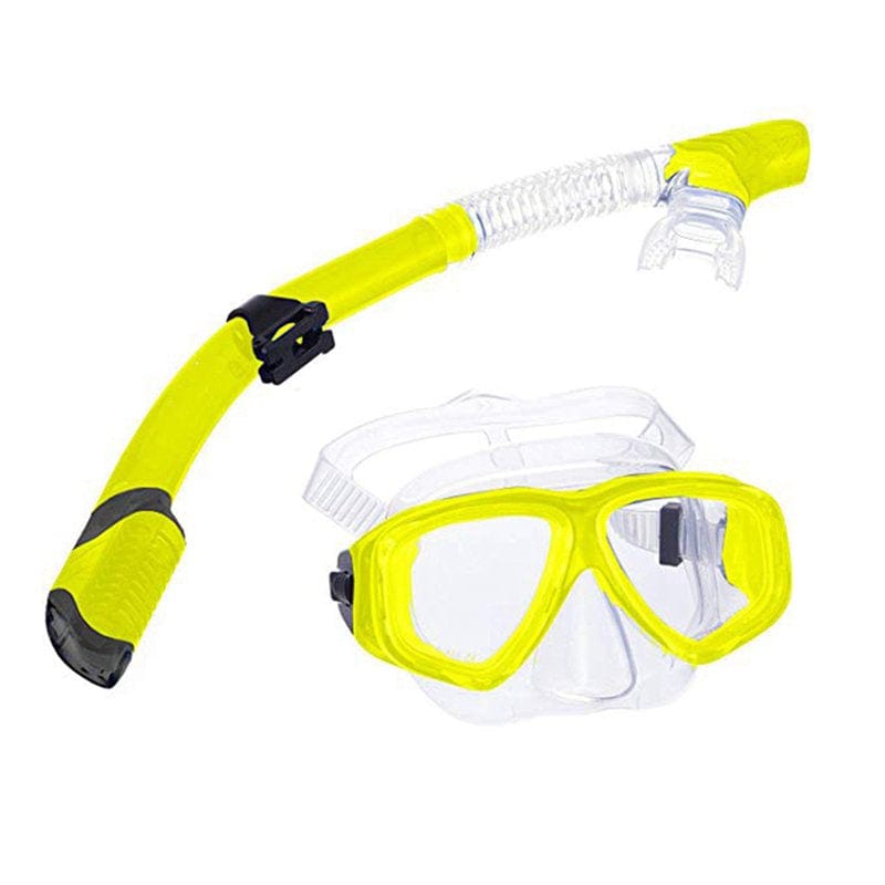 Left Wind Kids Diving Goggle Mask Breathing Tube Shockproof Anti-Fog Swimming Glasses Band Snorkeling Underwater Accessories Set
