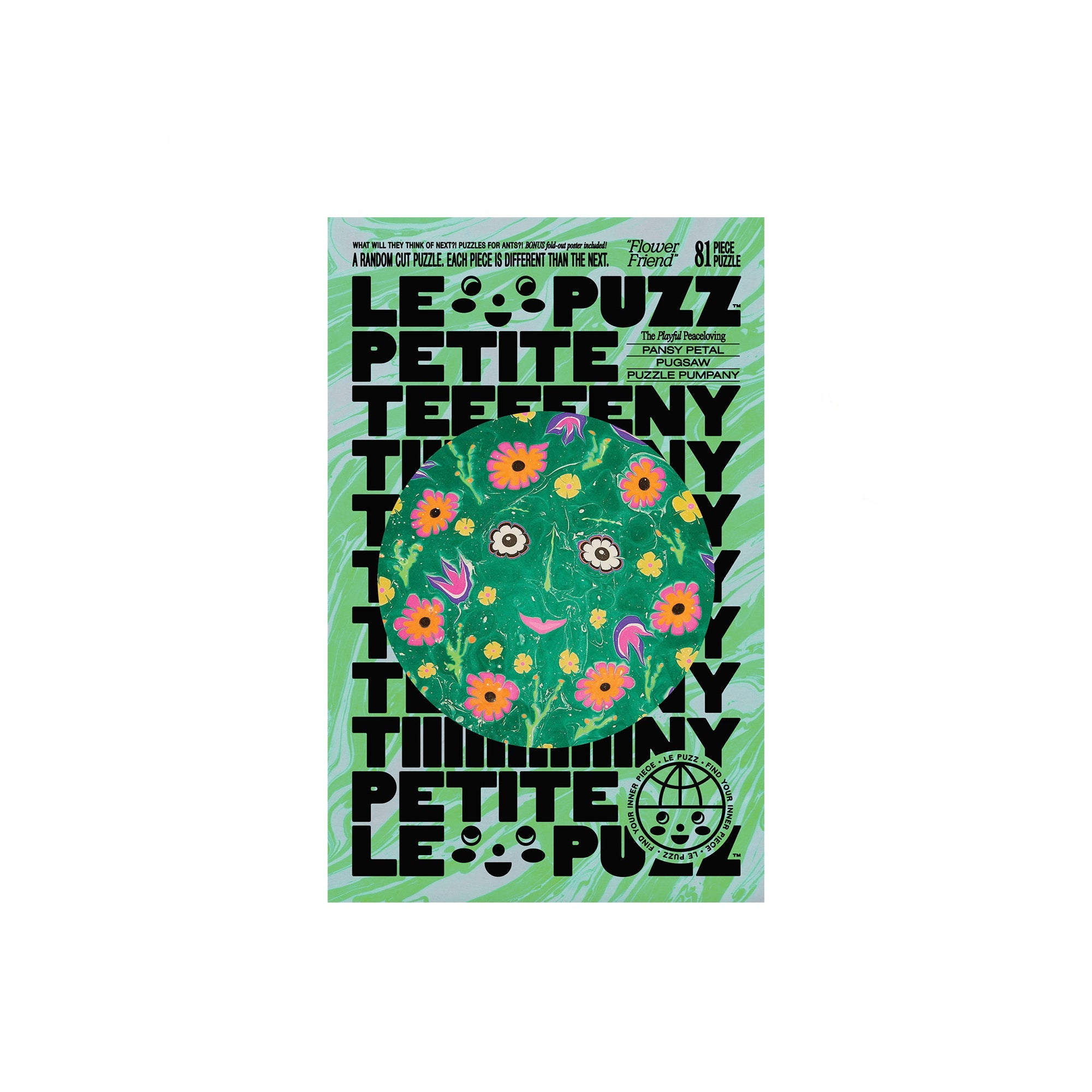 Flower Friend Mini Puzzle, 81 pieces