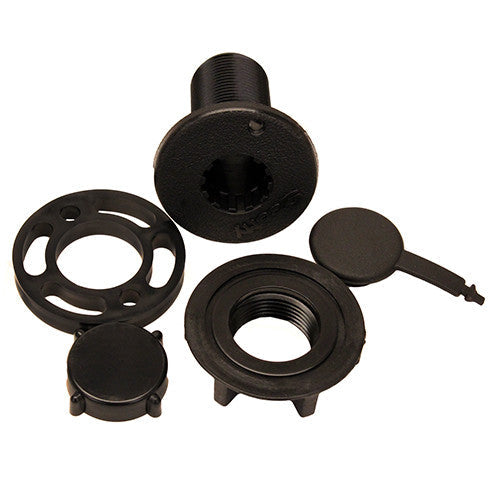 Cmpct Round Threaded Flush Deck Mntng Bkt - GhillieSuitShop