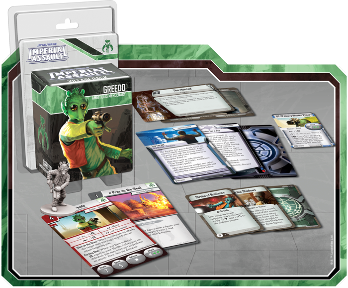 Fantasy Flight Games - Star Wars - Imperial Assault: Greedo Villain Pack
