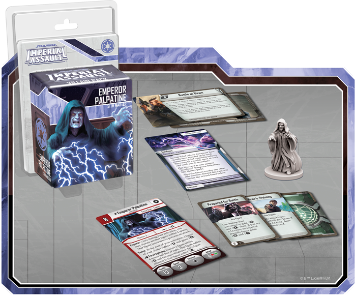 Fantasy Flight Games - Star Wars - Imperial Assault:Emperor Palpatine Villain Pack