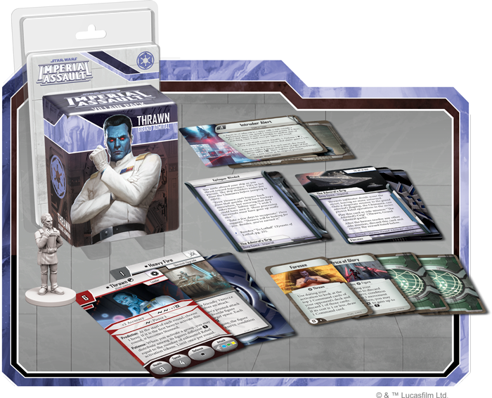 Fantasy Flight Games - Star Wars - Imperial Assault: Grand Admiral Thrawn Villain Pack