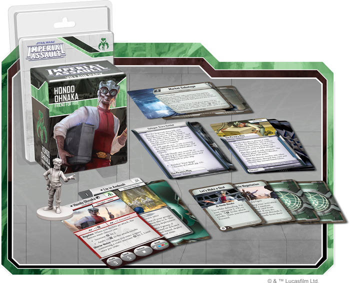 Fantasy Flight Games - Star Wars - Imperial Assault: Hondo Ohnaka Villain Pack