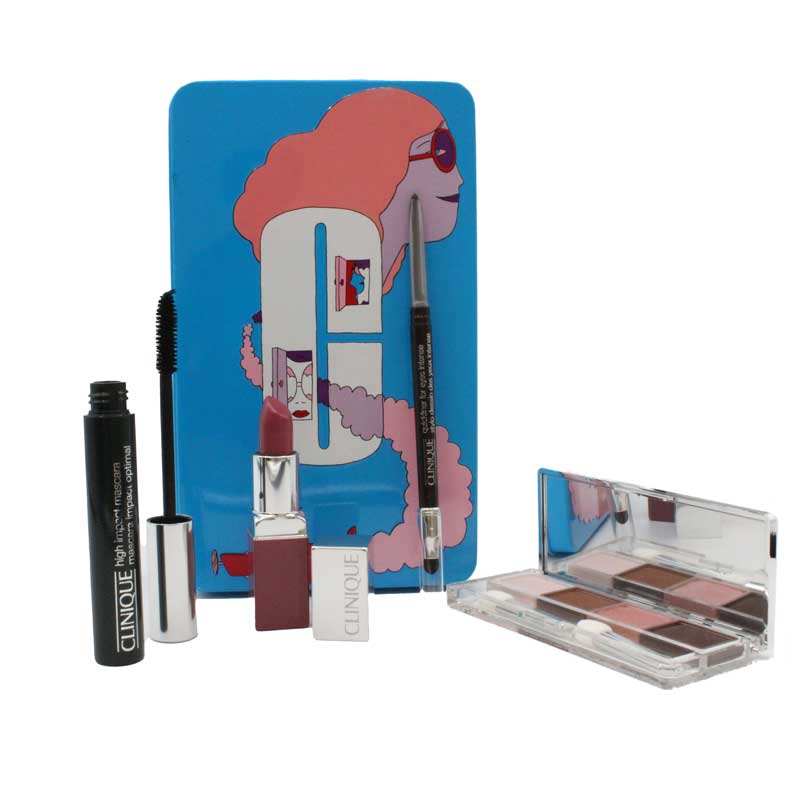 Clinique High Impact Black Mascara & Eyeshadow Palette Set